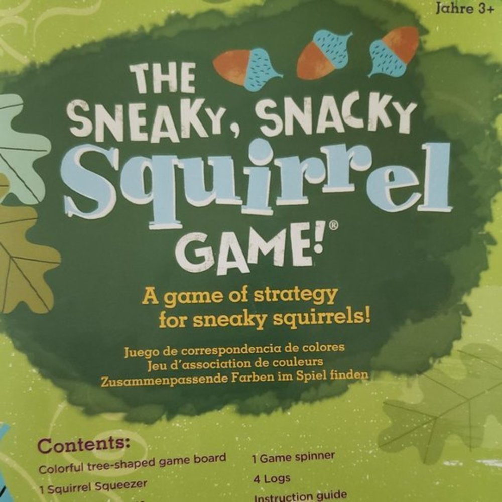The sneaky snacky Squirrel Game for Kids ages 3+